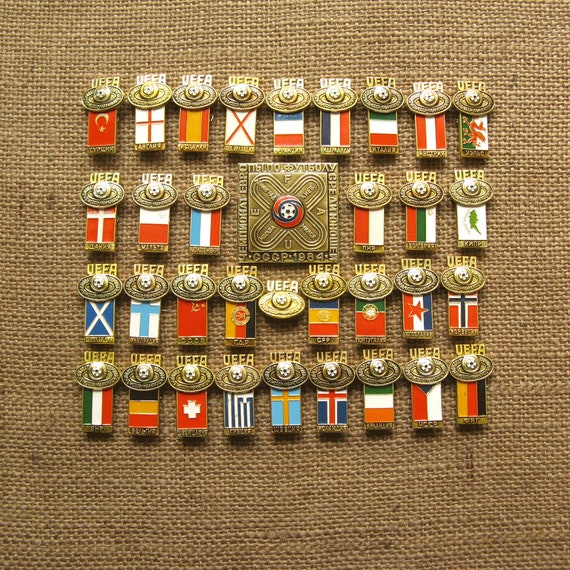 UEFA Pins, Football Collectible, USSR, Football Ba