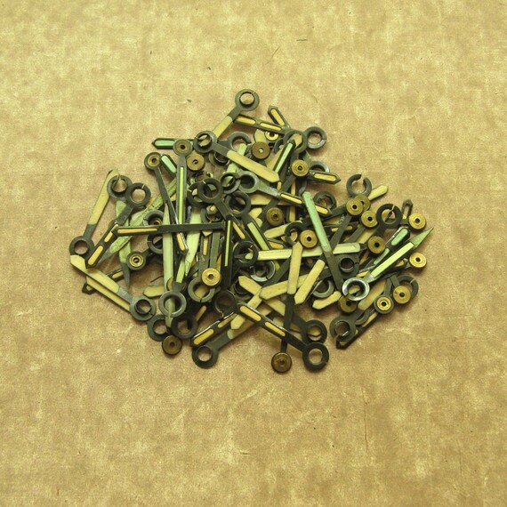 15 Vintage Clock Hands Tiny Clock Hands Metal Clock Hands Etsy