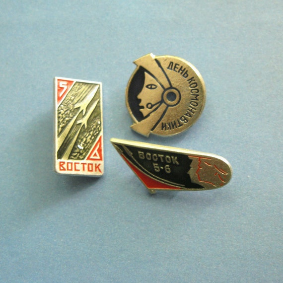 Vintage Space Pins, Cosmos Exploration, Space Bad… - image 4