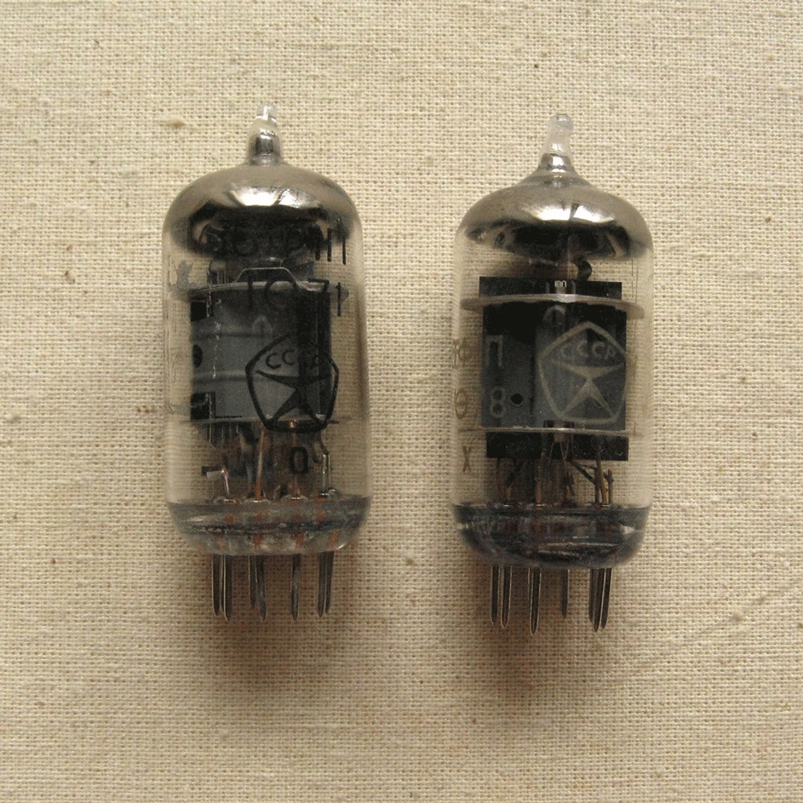 5 pcs Vacuum Tubes For Craft Hobby Vintage Destash Old Etsy