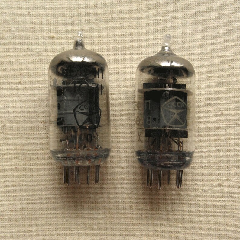 5 pcs Vacuum Tubes For Craft Hobby Vintage Destash Old | Etsy