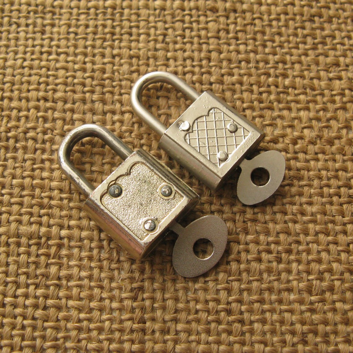 6 Small Antique Padlocks Wedding Lock Love Lock and Key Etsy