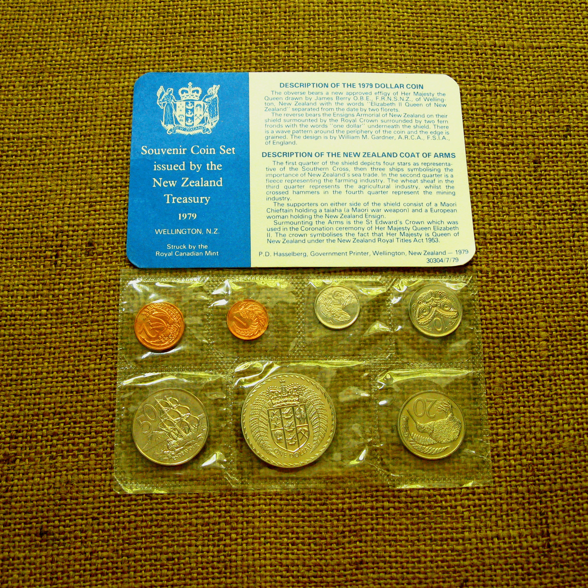 1979 New Zealand Coin Set: Uncirculated Vintage Coins - Etsy
