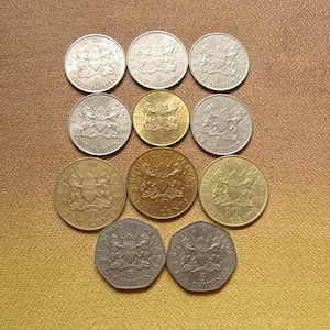 1980年製ケニア50セント硬貨（ヴィンテージ） - 東アフリカの貨幣