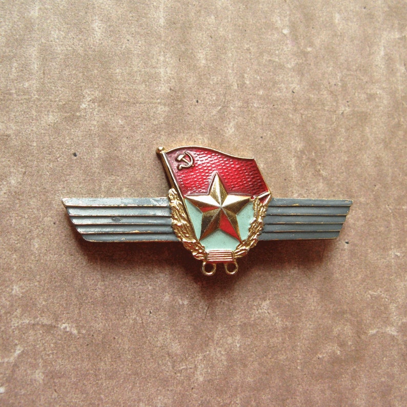 Military Badge Soviet Pins Extended Service Badge Military Pin