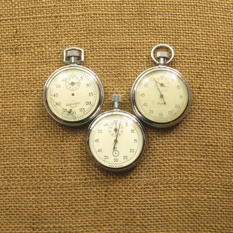 Vintage Stop Watch Antique Timer for Parts of for Repairs Etsy