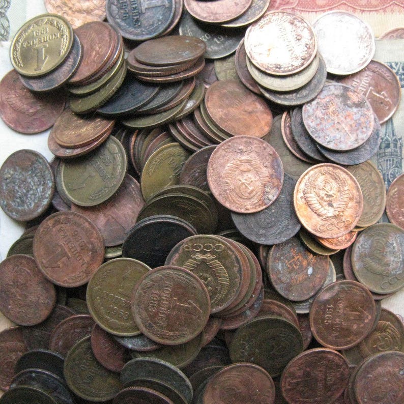 14 Mm Set of 10 Coins Vintage Coins Supplies Coins for Etsy