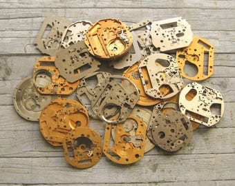 Vintage Wrist Watch Parts: Steampunk Craft Supplies