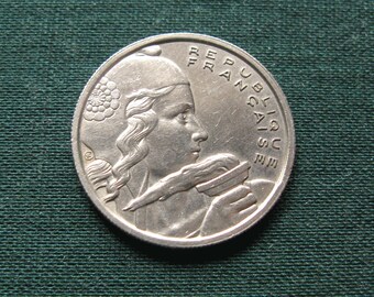 ヴィンテージ100フラン硬貨：1950年代のフランス通貨、ヨーロッパの