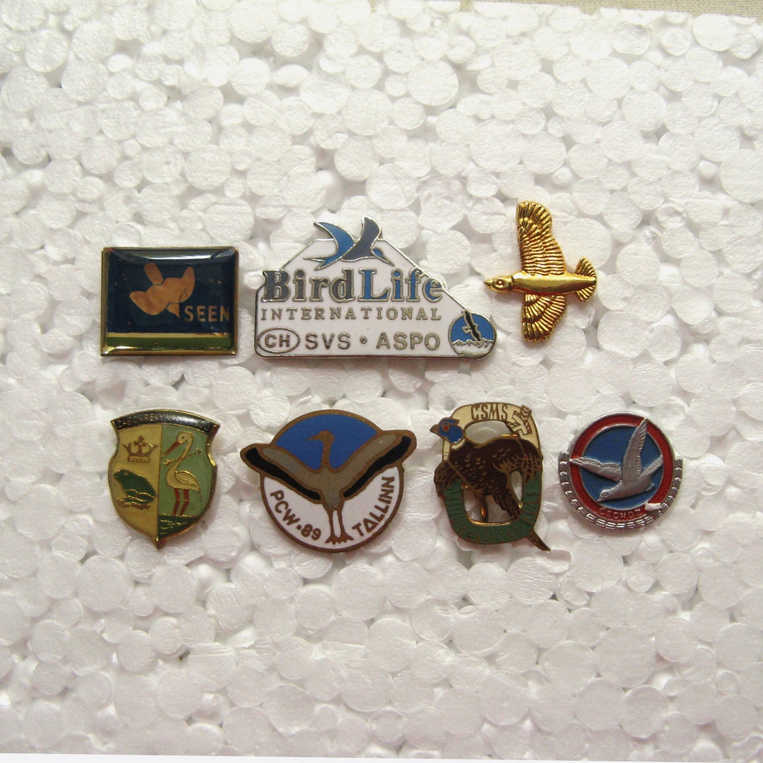 Vintage Birds Pins, Bird Lapel Pin, Birds Charms, Birds Pin Brooch ...