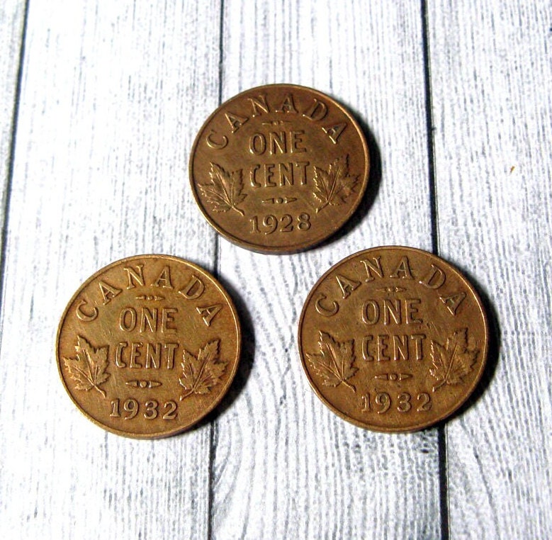 カナダ 1 セント硬貨 - Etsy 日本