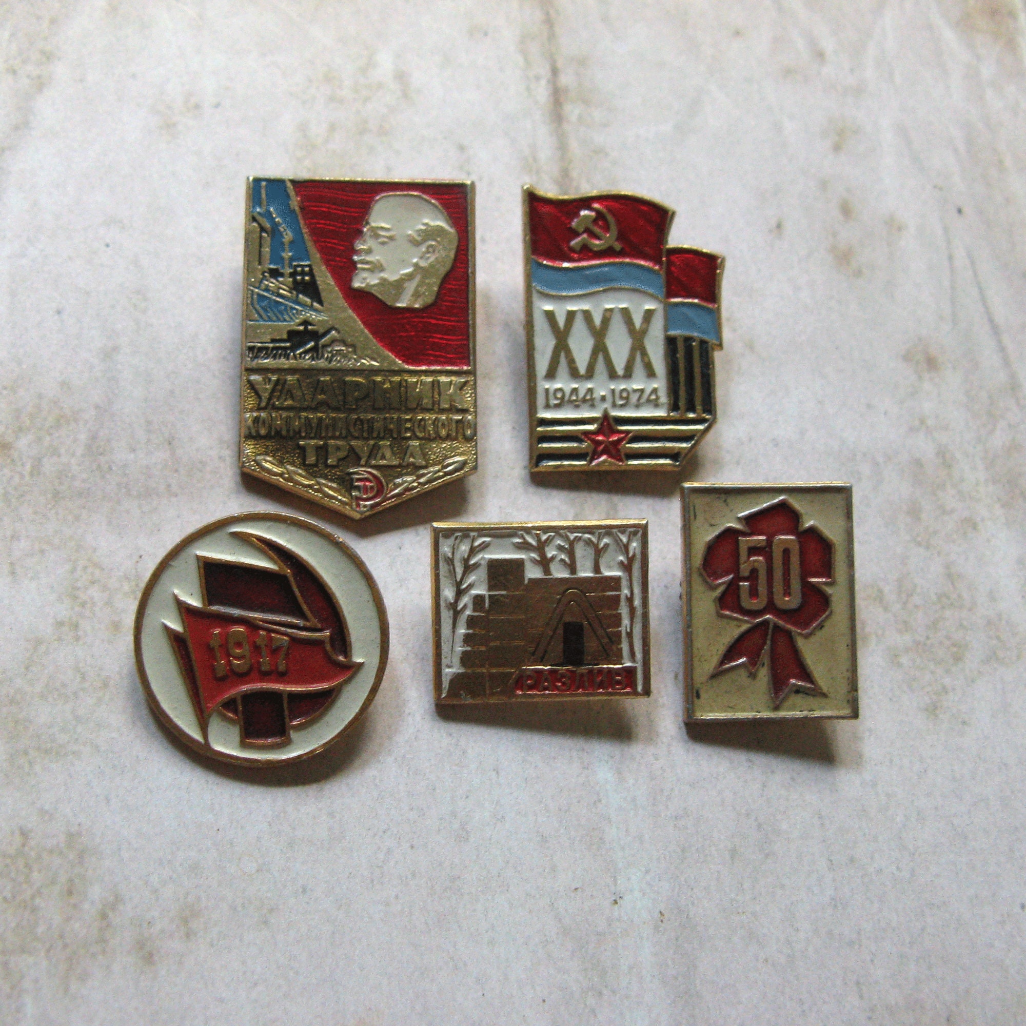 21 Lenin Pins Soviet Collectible History of USSR 1980s Etsy
