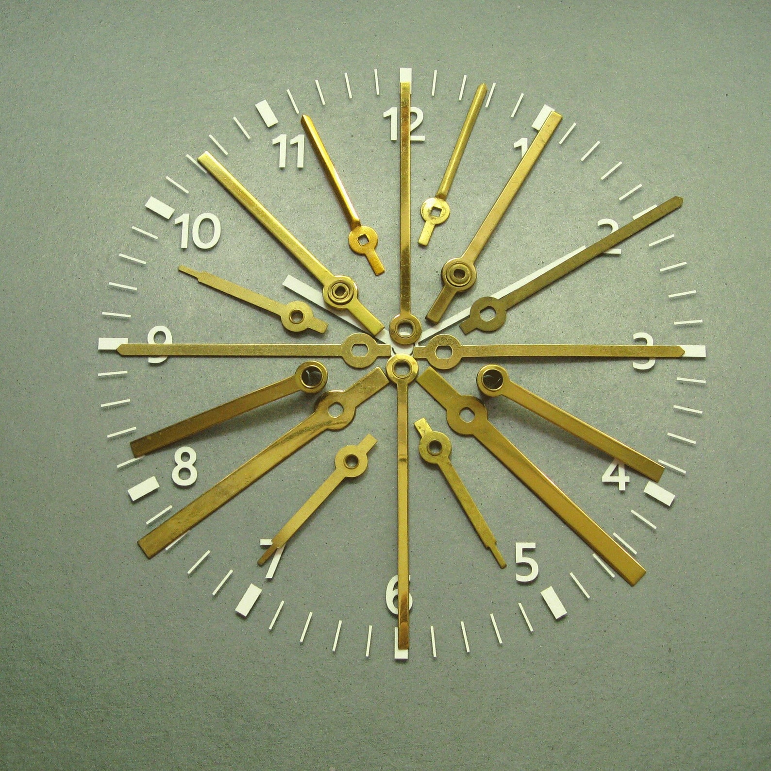 16 Vintage Clock Hands Tiny Clock Hands Metal Clock Hands Etsy UK