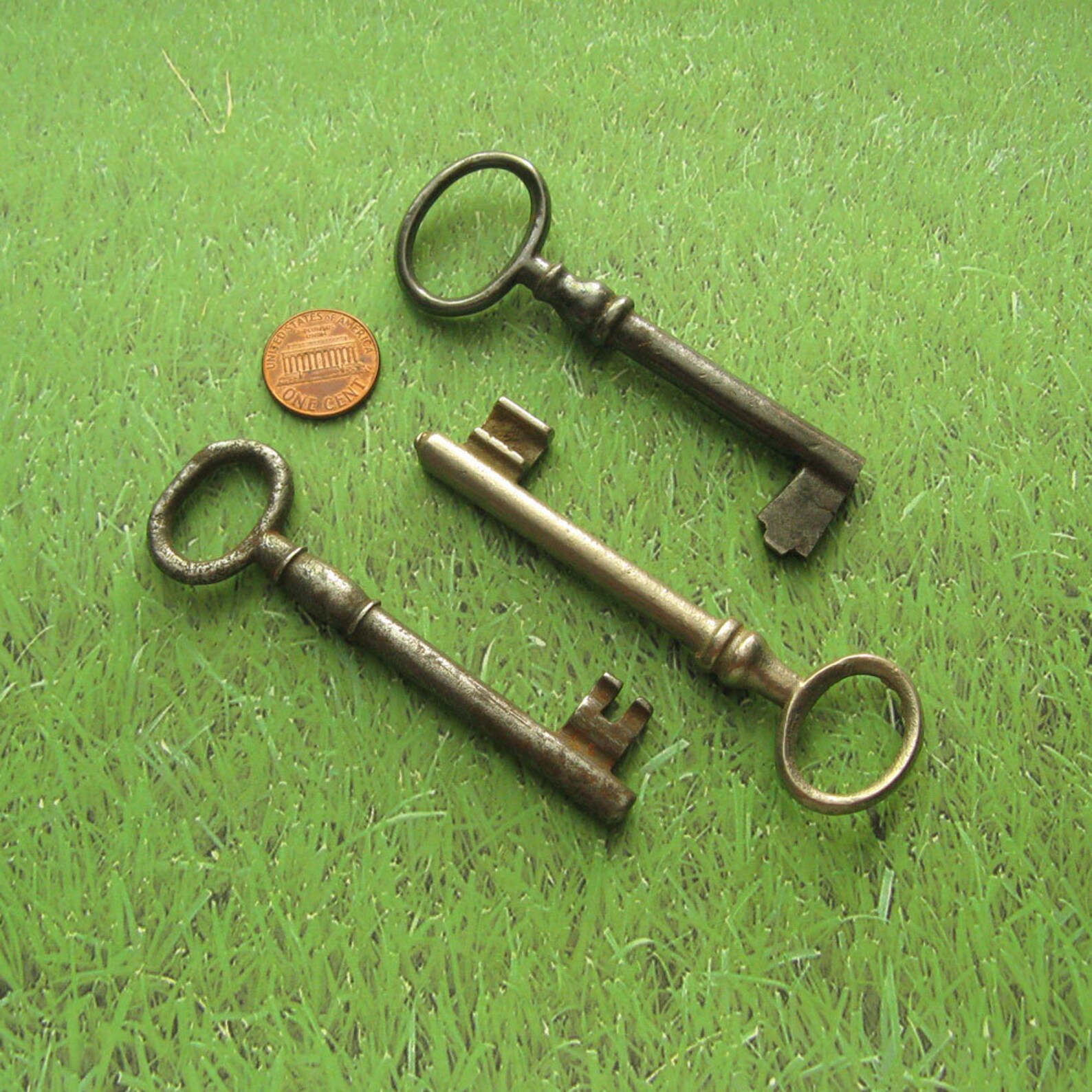 Set of 8 Old Skeleton Keys Antique Keys Primitive Keys Etsy