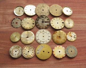 20 quadranti vintage Wostok: quadranti per orologi steampunk