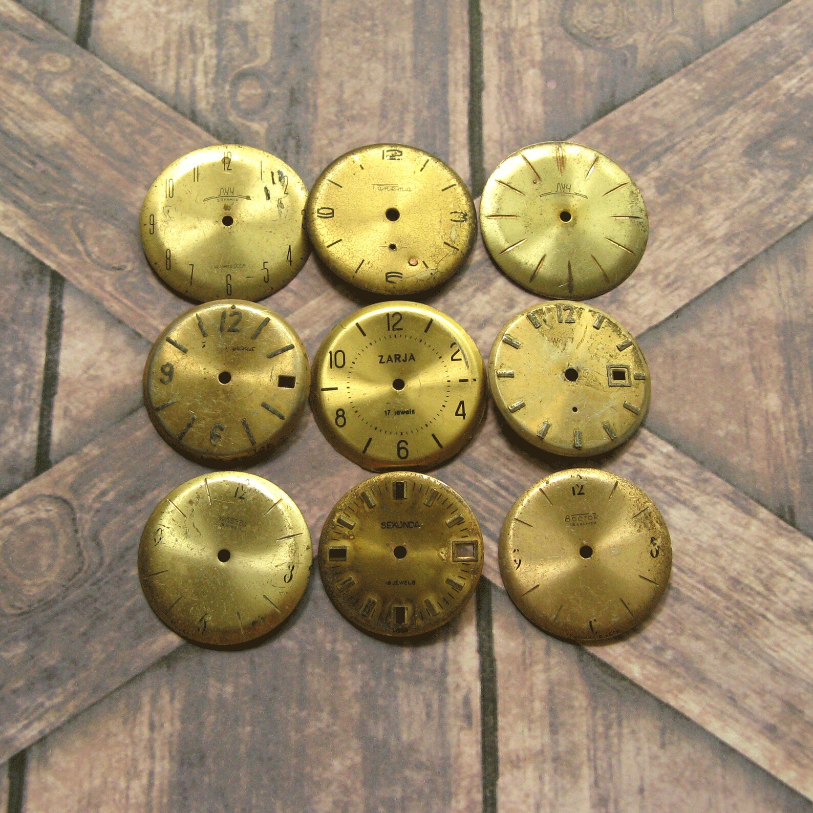 16 Pcs Vintage Watch Faces, Watch Faces, Round Watch Face, Steampunk