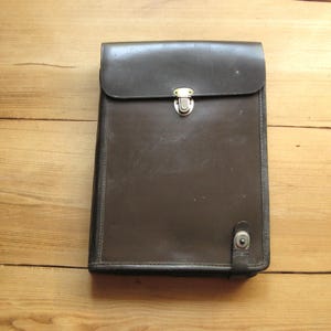 Unused Vintage Leather Bag, Retro Handbag, Messenger Men Bag, Vintage Army Bag, Handbag for Men, Brown Leather Bag, Genuine Leather Bag