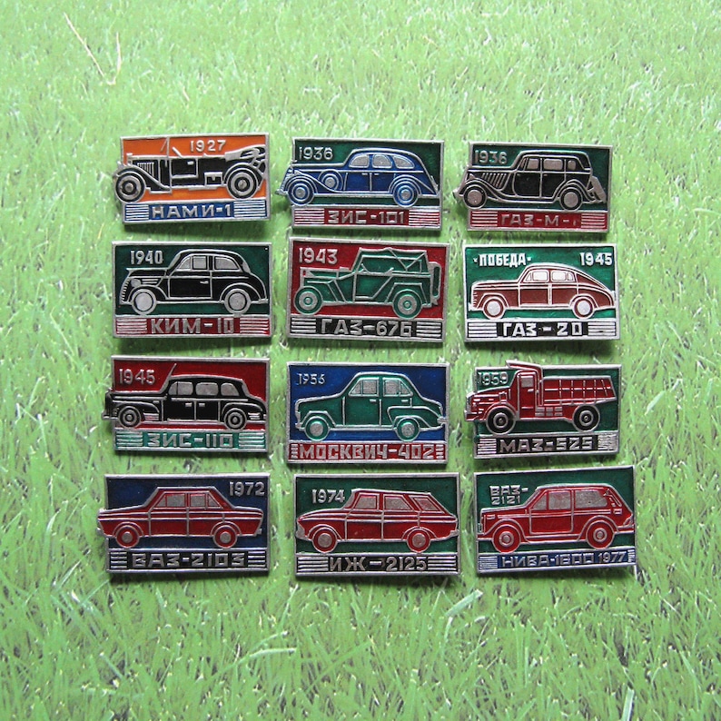 Antique Cars Industrial Badge Scrapbooking Cars Collectible Auto Car Party Vintage Cars Pins Collection Car Man Cave Art