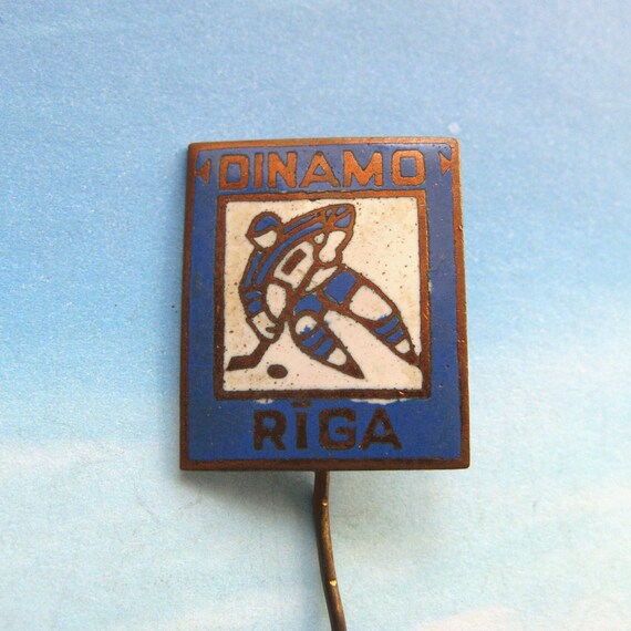 Soviet Hockey Club Dynamo Riga, Hockey Pins, Hock… - image 2