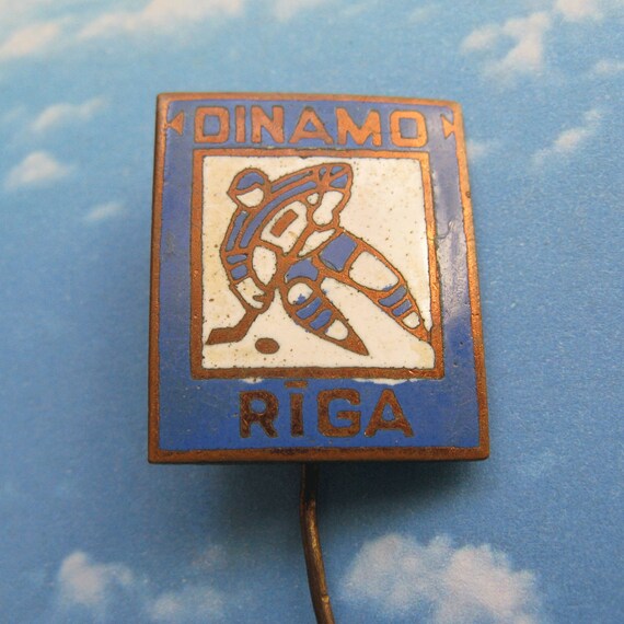 Soviet Hockey Club Dynamo Riga, Hockey Pins, Hock… - image 3