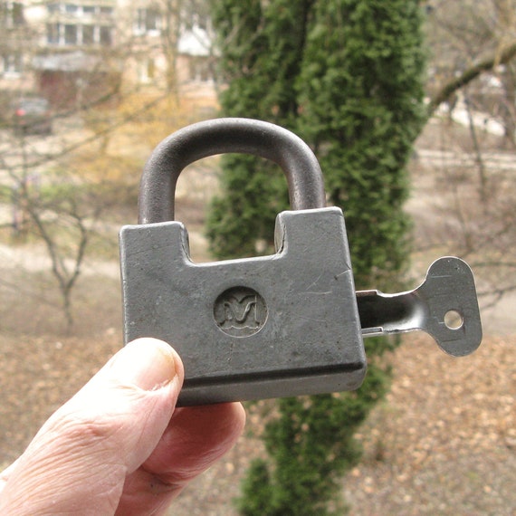 Antique Padlock, Wedding Lock, Love Lock and Key,