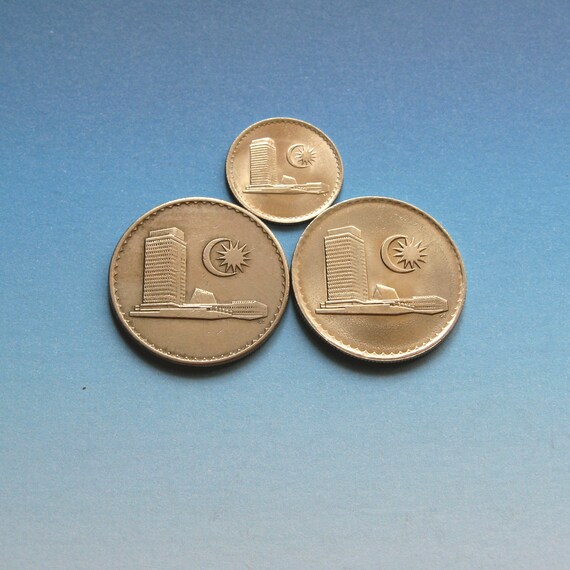 マレーシアのセン硬貨セット：希少な世界の通貨 - Etsy 日本