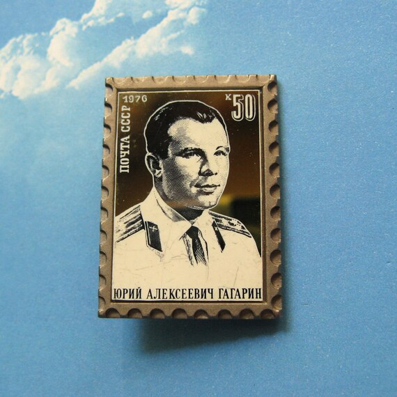 Yuri Gagarin Badge, Cosmonaut Pins, Space Badge, … - image 4