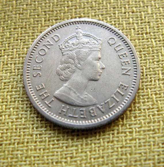 1965年 イギリス領カリブ海10セント硬貨：船のデザイン - Etsy 日本