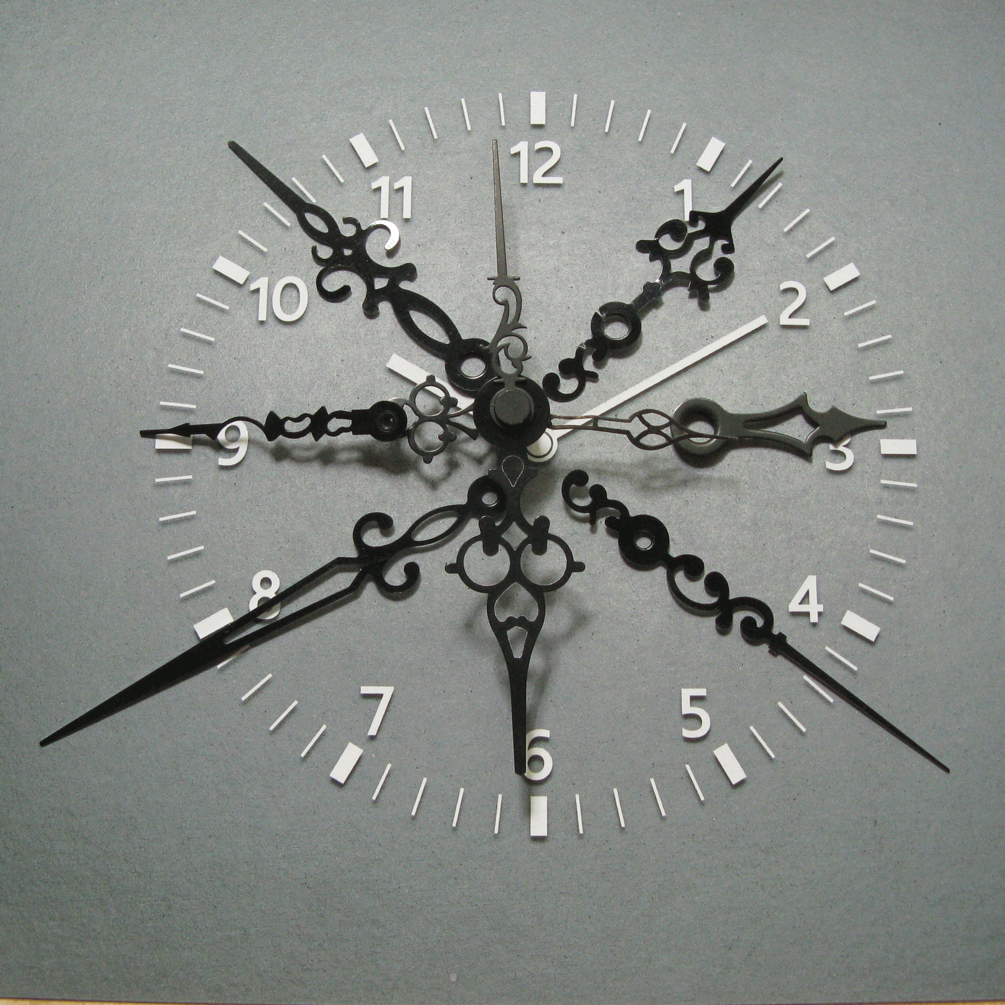 Vintage Clock Hands Tiny Clock Hands Metal Clock Hands Etsy