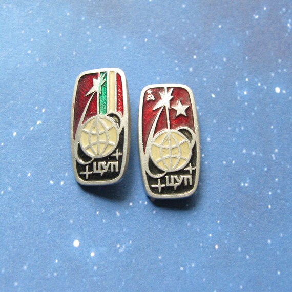 Vintage Space Pins, Astronomy Collectible, Solar … - image 1
