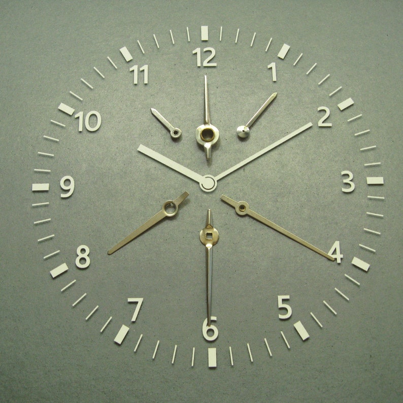 Vintage Clock Hands Tiny Clock Hands Metal Clock Hands Etsy