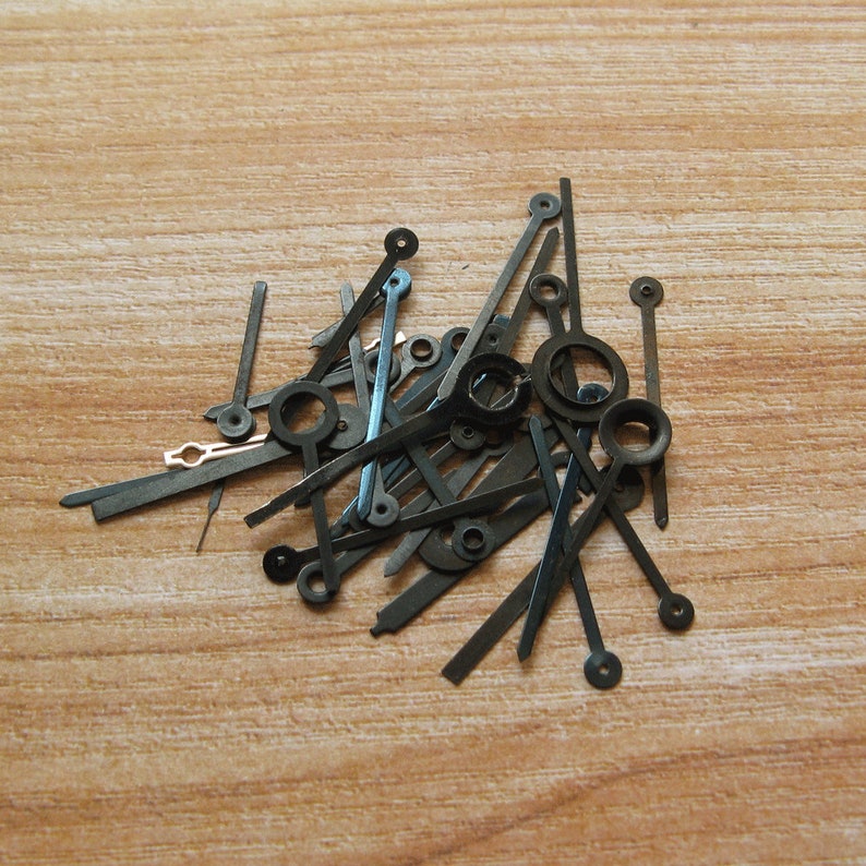 Vintage Clock Hands Tiny Clock Hands Metal Clock Hands Etsy