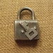 Vintage lock padlock with key working padlock cottage chic etsy