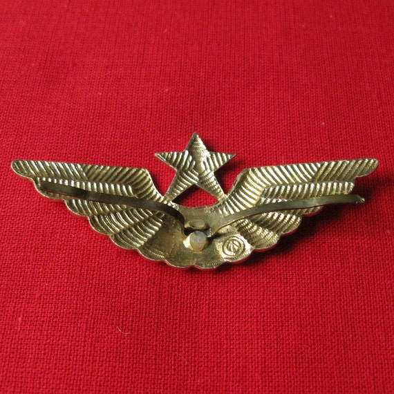 Soviet Star Badge, Red Star Pin, Made in USSR 80'… - image 2