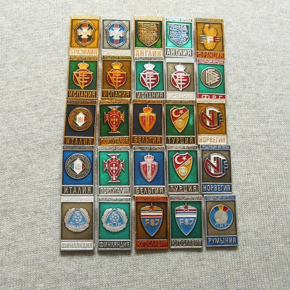 Football Federations Pins, Football Clubs Badges,