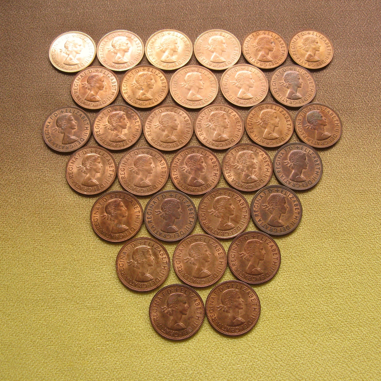 1967 Half Penny Coins British Coins UK Collectible Coin Etsy