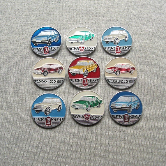 Antique Cars Industrial Badge Scrapbooking Cars Collectible Auto Car Party Vintage Cars Pins Collection Car Man Cave Art