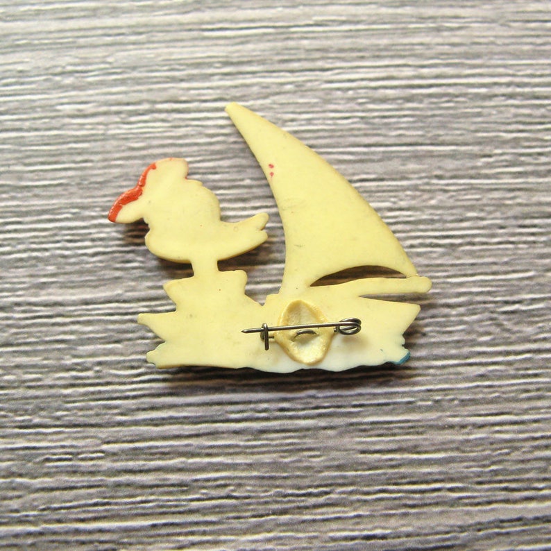 Duck Lapel Pin Vintage Duck Pin Pins for Kids Pins for Collectors Boat Pin Duck Brooch Collectible Badges