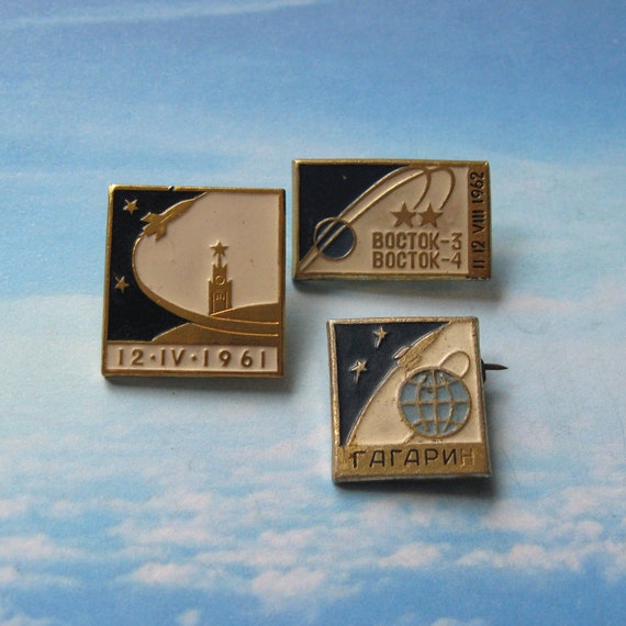 Vintage Space Pins, Cosmos Exploration, Space Bad… - image 3