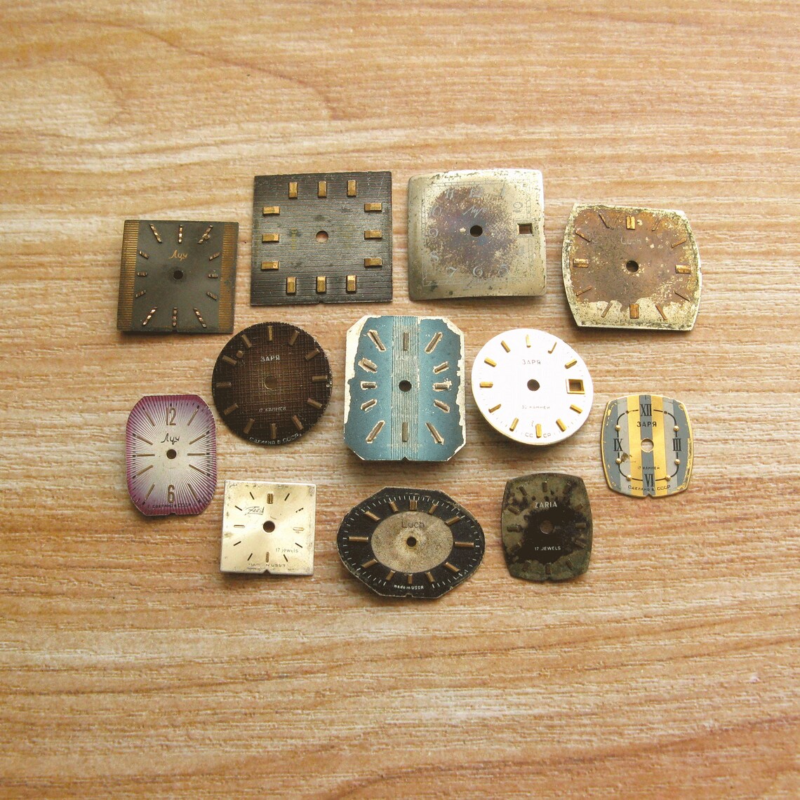 12 Pcs Vintage Watch Faces Altered Art Gear Classic Watch - Etsy