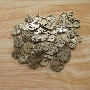 Vintage Wrist Watch Movement Parts: Steampunk Clock Pieces for Jewelry Making