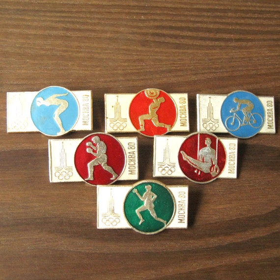 Olympic Games 1980, Olympic Symbol, Moscow 80, Pi… - image 1