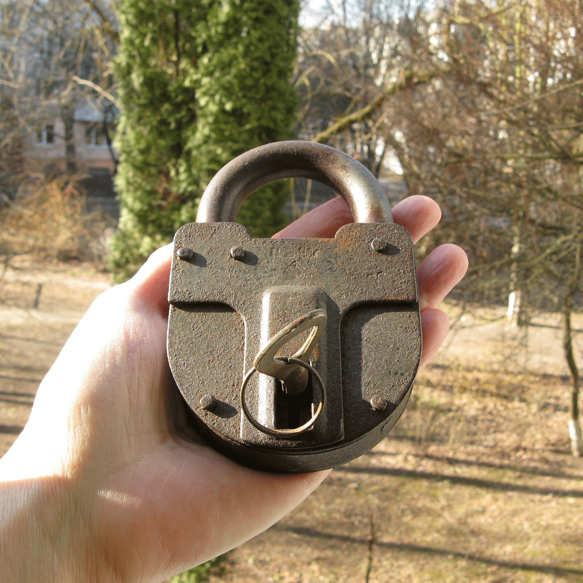 Antique Padlock Wedding Lock Love Lock and Key Retro Lock Etsy