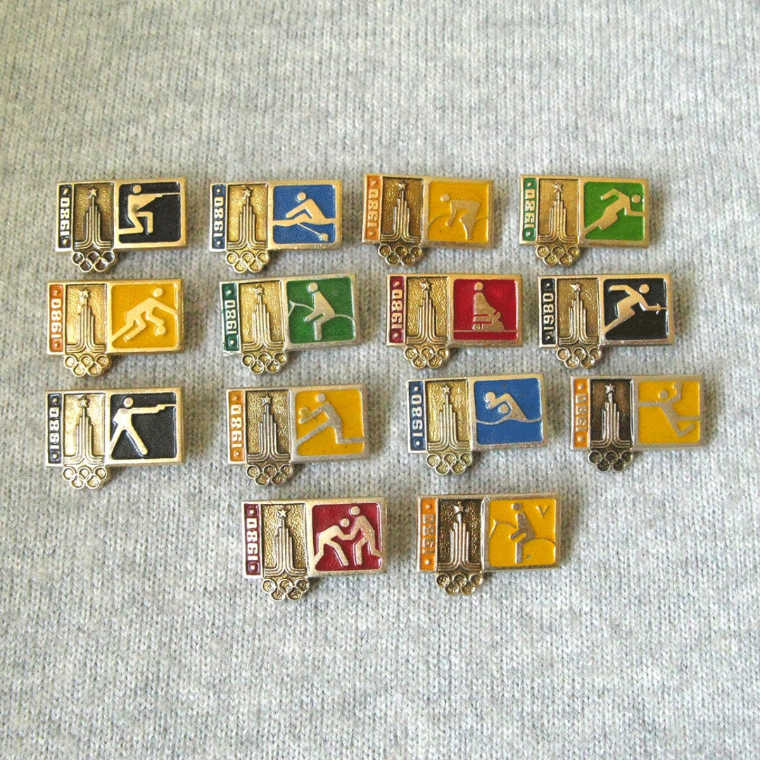 22nd Olympic Games Pins Sports Collectible Summer Olympic Etsy
