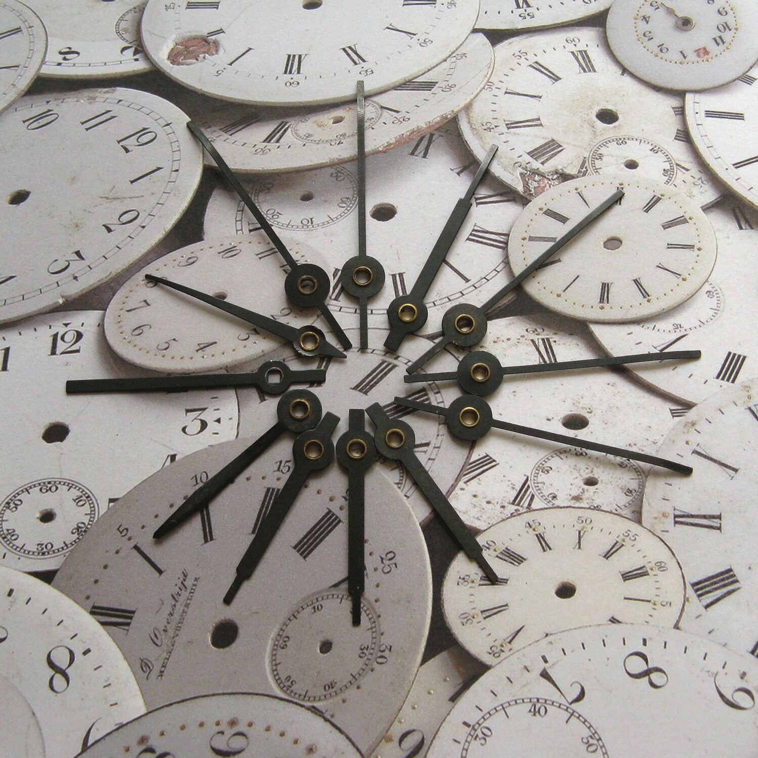 Vintage Clock Hands Tiny Clock Hands Metal Clock Hands Etsy UK