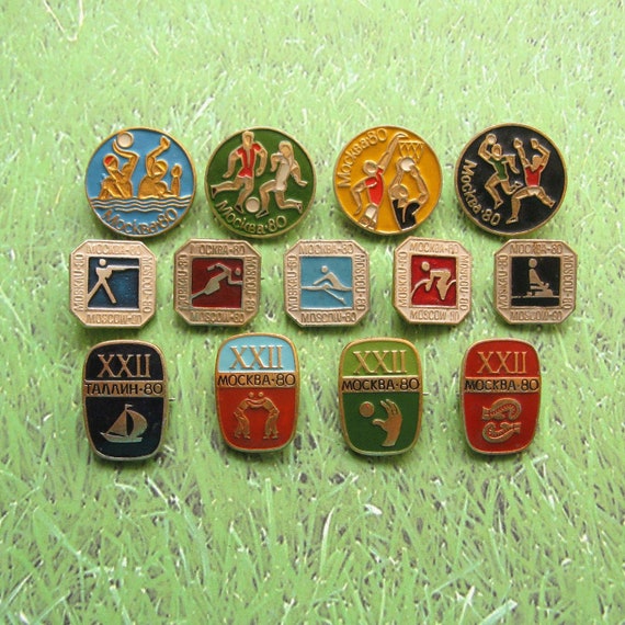 Old Sport pin badge Olympic Committee Bulgaria 1980
