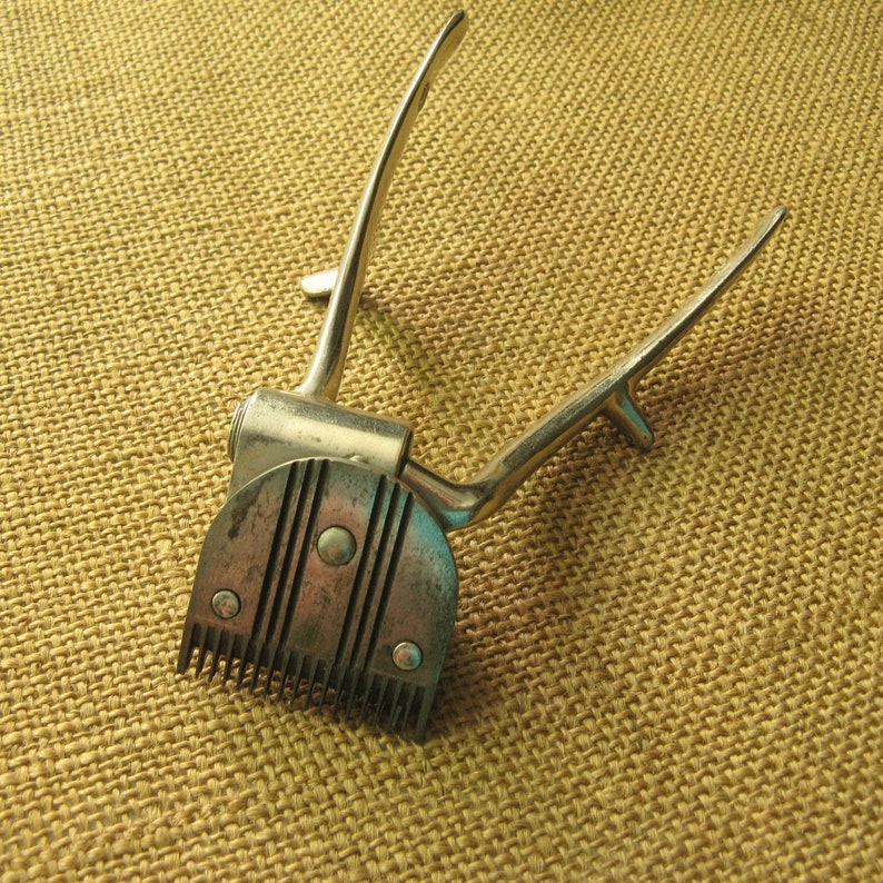 Vintage Hair Cut Trimmer Vintage Clippers Mechanical Hair Etsy