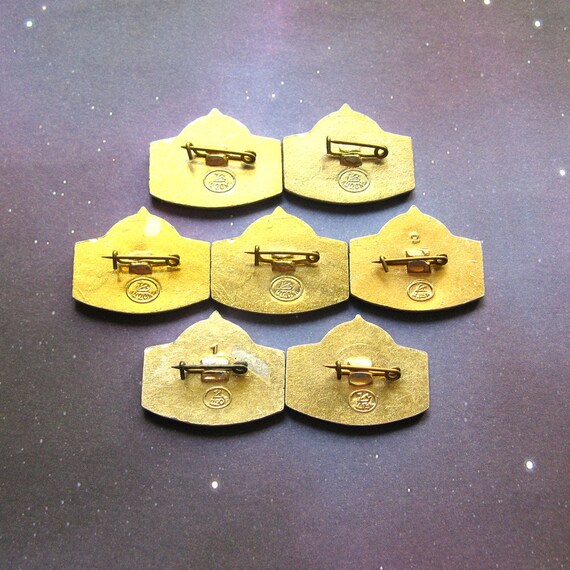 Vintage Space Pins, Cosmos Exploration, Space Bad… - image 5