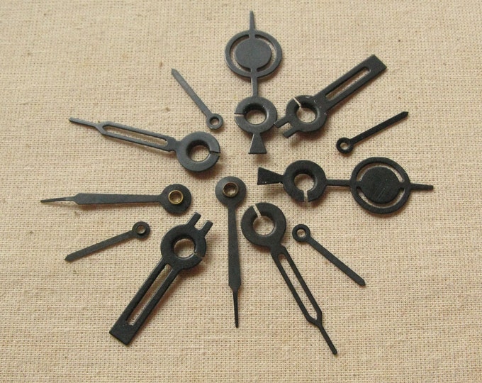 Vintage Clock Hands Tiny Clock Hands Metal Clock Hands Etsy