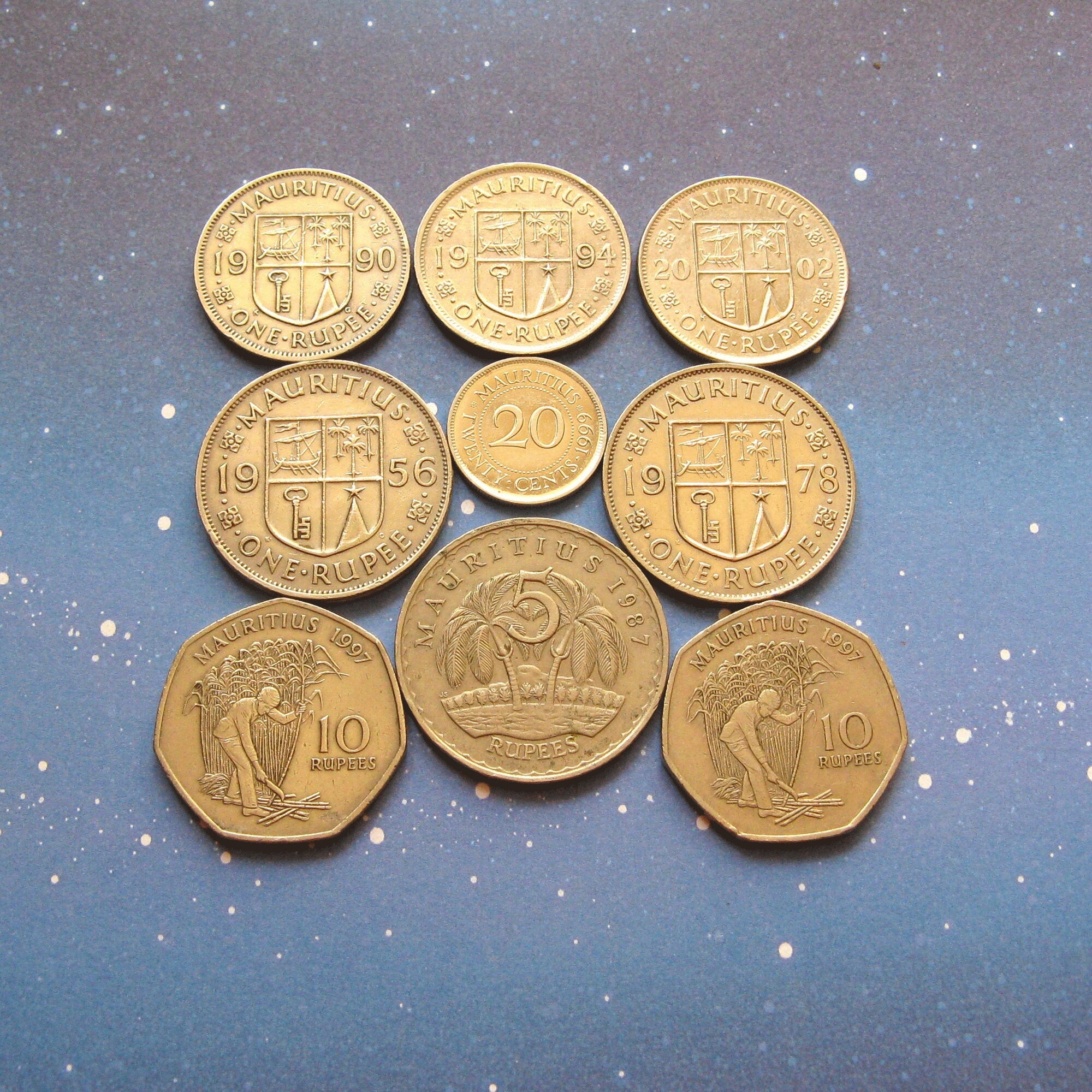 20 Million De Roupies En Euros 5 Rupee Coin - Etsy